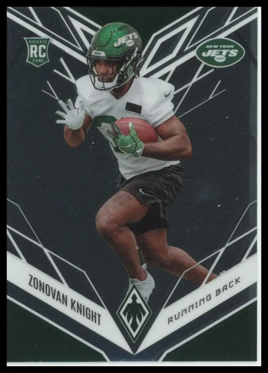 2022 Panini Phoenix Rookies Zonovan Knight #166 New York Jets Football Card NFL - Football Card Single