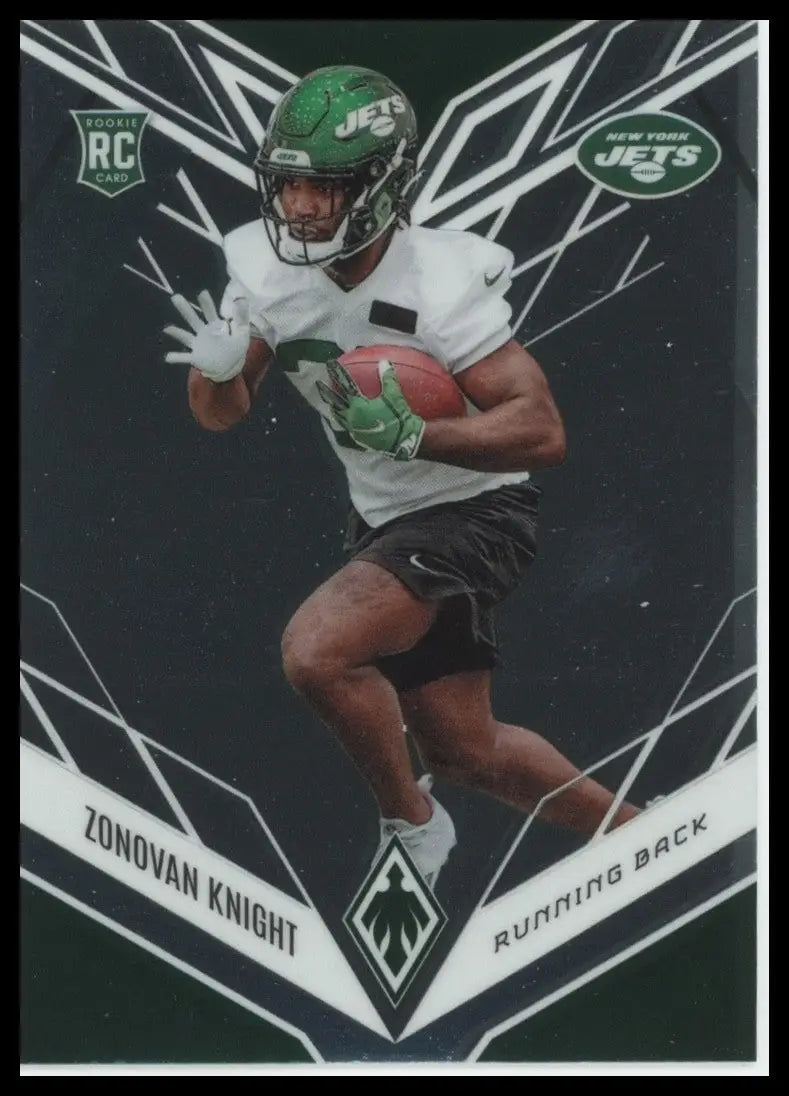 2022 Panini Phoenix Rookies Zonovan Knight #166 New York Jets Football Card NFL - Football Card Single