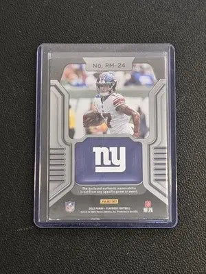 2022 Panini Playbook #RM-24 Wan’Dale Robinson Rookie Materials - Football Card Single