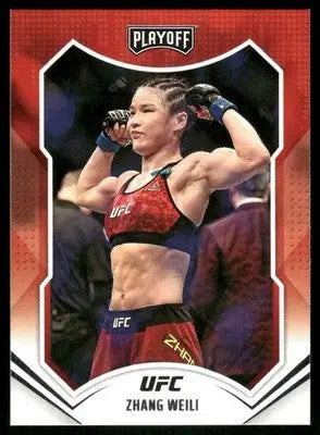 2022 Panini Playoff UFC Zhang Weili #161 Mixed Martial Arts (MMA) - UFC/MMA Card Single