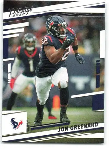 Jonathan Greenard football card from Panini Prestige with original gloss for Texans