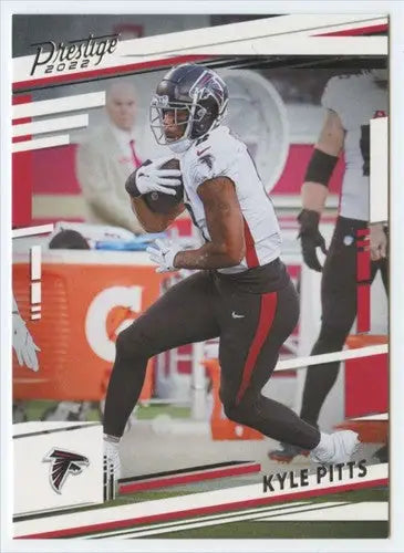 2022 Panini Prestige Kyle Pitts football card with original gloss Falcons ID 52193