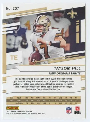 2022 Panini Prestige #207 Taysom Hill NM-MT Saints ID:52198 - Football Card Single