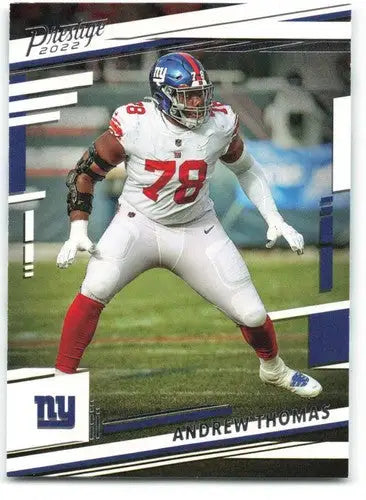 2022 Panini Prestige #221 Andrew Thomas NM-MT NY Giants ID:48486 - Football Card Single