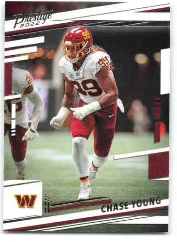 2022 Panini Prestige #297 Chase Young NM-MT Commanders ID:48514 - Football Card Single