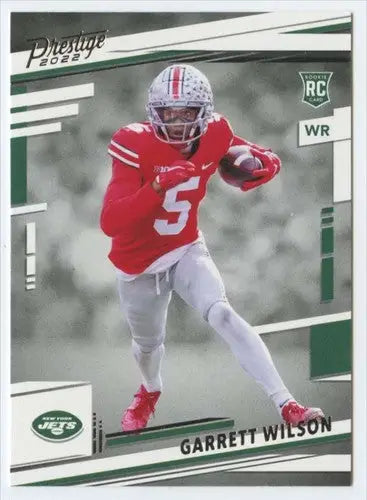 2022 Panini Prestige #308 Garrett Wilson NM Near Mint RC Rookie NY Jets ID:66855 - Football Card Single