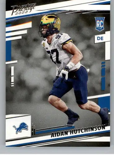 2022 Panini Prestige #312 Aidan Hutchinson NM Near Mint RC Rookie Lions ID:66857 - Football Card Single