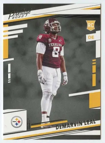 2022 Panini Prestige #338 DeMarvin Leal NM-MT RC Rookie Steelers ID:48521 - Football Card Single