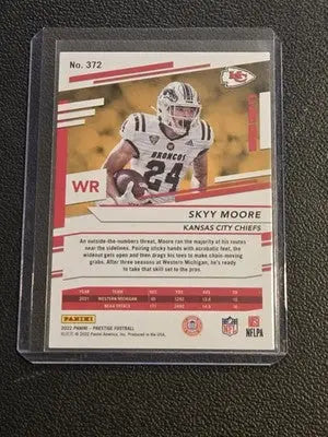 2022 Panini Prestige #372 Skyy Moore Xtra Points Diamond - Football Card Single