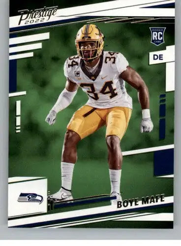 2022 Panini Prestige #387 Boye Mafe NM-MT RC Rookie Seahawks ID:48533 - Football Card Single