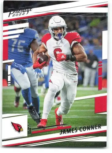Original gloss Panini Prestige James Conner football card featuring Arizona Cardinals