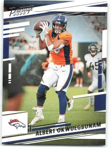 2022 Panini Prestige #91 Albert Okwuegbunam NM-MT Broncos ID:48426 - Football Card Single