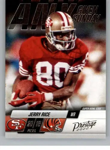 2022 Panini Prestige Any Given Sunday #2 Jerry Rice NM-MT 49ers ID:49244 - Football Card Single