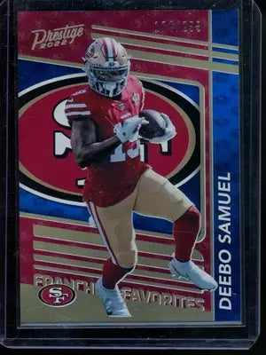 2022 Panini Prestige Deebo Samuel #FF-11 Franchise Favorites 174/299 Football - Football Card Single