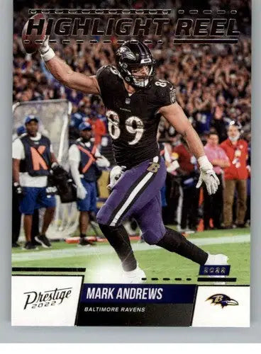 2022 Panini Prestige Highlight Reel #HR-15 Mark Andrews NM-MT Ravens ID:52157 - Football Card Single