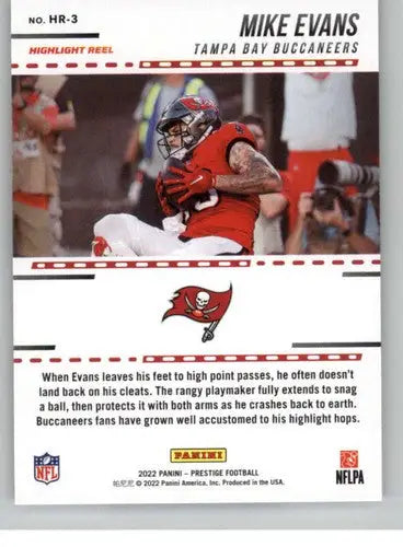 2022 Panini Prestige Highlight Reel #HR-3 Mike Evans NM-MT Buccaneers ID:52156 - Football Card Single