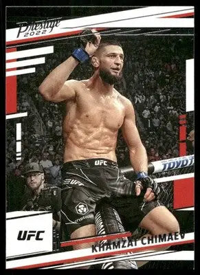 2022 Panini Prestige Khamzat Chimaev #180 Mixed Martial Arts (MMA) - UFC/MMA Card Single