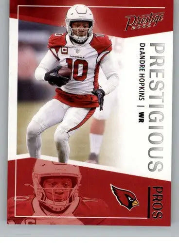 2022 Panini Prestige Prestigious Pros #PP-24 DeAndre Hopkins NM-MT Card ID:52160 - Football Card Single