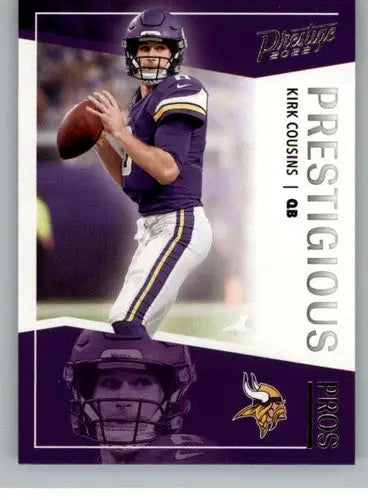 2022 Panini Prestige Prestigious Pros #PP-4 Kirk Cousins NM-MT Vikings ID:48365 - Football Card Single
