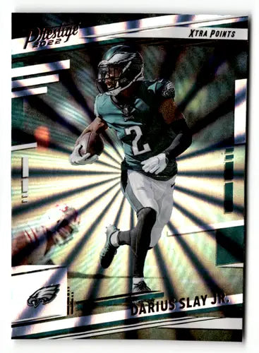 Football card of Darius Slay Jr. from 2022 Panini Prestige Xtra Points series