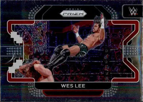 Wes Lee wrestling card from Panini Prizm 2022 with original gloss NM-MT