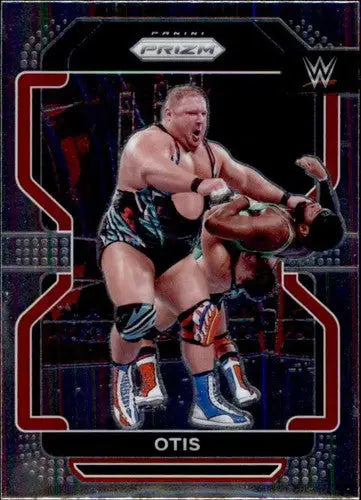 Otis wrestling card from Panini Prizm 2022 with original gloss, part of Simply Sandoval collection