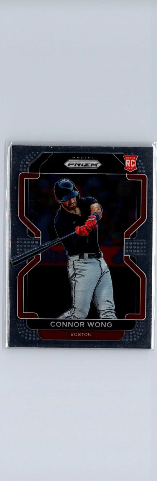 Connor Wong baseball card from 2022 Panini Prizm series displayed on product page