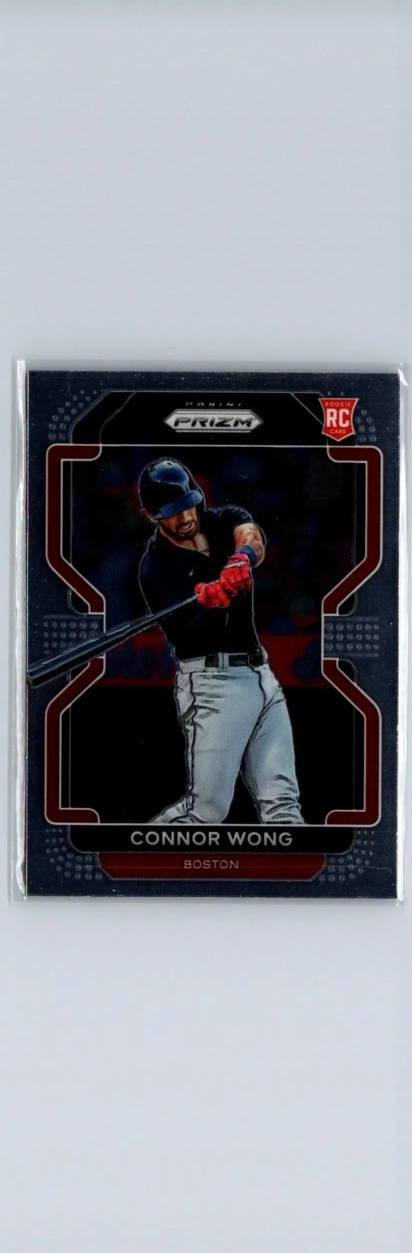 Connor Wong baseball card from 2022 Panini Prizm series displayed on product page