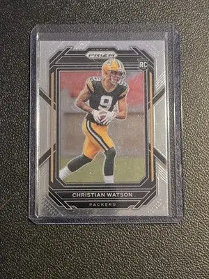 2022 Panini Prizm #314 Christian Watson Silver - Football Card Single