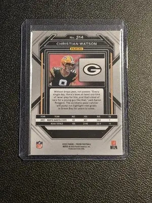 2022 Panini Prizm #314 Christian Watson Silver - Football Card Single