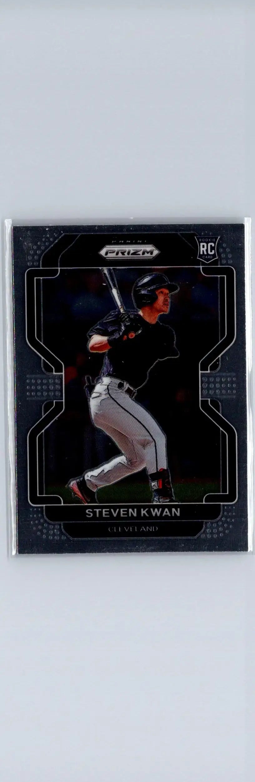 Steven Kwan rookie baseball card from 2022 Panini Prizm #51 collectible product