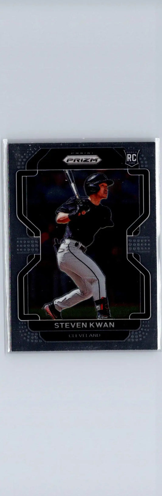 Steven Kwan rookie baseball card from 2022 Panini Prizm #51 collectible product