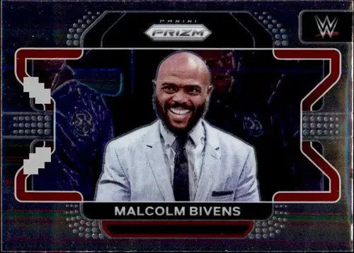 Malcolm Bivens Panini Prizm wrestling card with original gloss, 2022 Panini Prizm #85