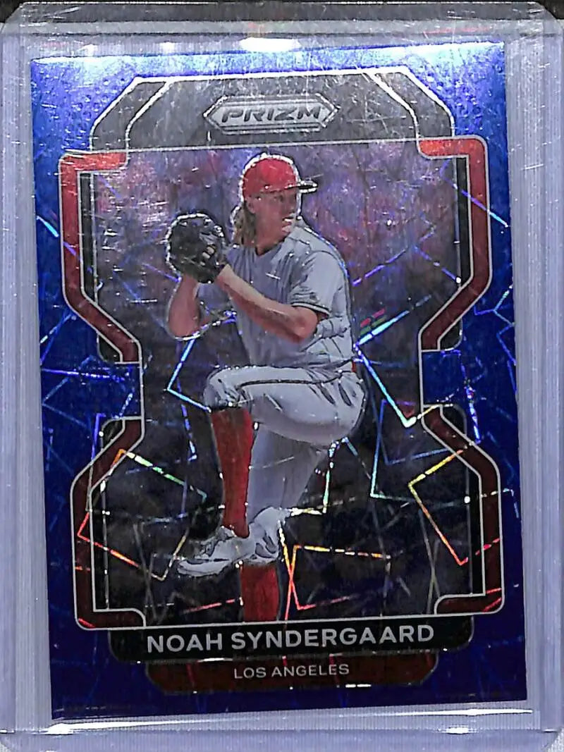 2022 Panini Prizm Blue #216 Noah Syndergaard NM-MT Los Angeles Angels - Baseball Card Single