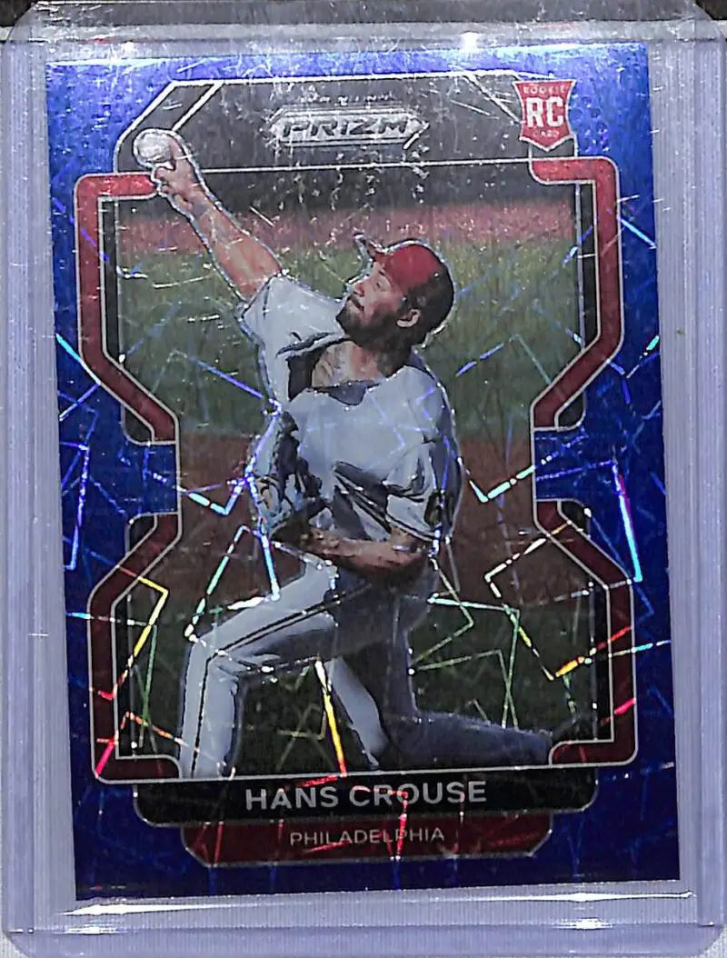 2022 Panini Prizm Blue #249 Hans Crouse NM-MT RC Rookie Philadelphia Phillies - Baseball Card Single