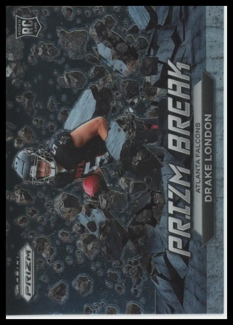 2022 Panini Prizm - Prizm Break Drake London #PB-7 (RC) - Football Card Single