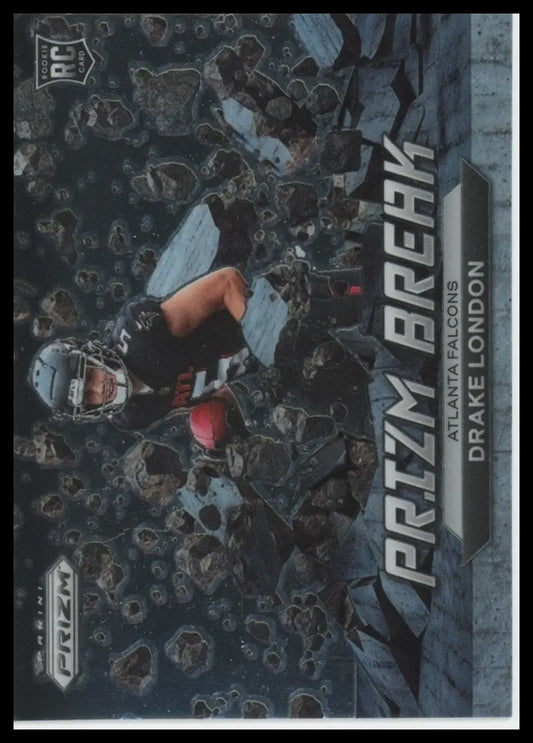 2022 Panini Prizm - Prizm Break Drake London #PB-7 (RC) - Football Card Single