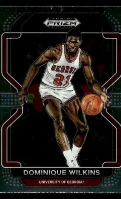 Dominique Wilkins basketball card from 2022 Panini Prizm Draft Picks series
