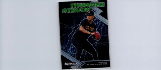 Brandon Barriera 2022 Panini Prizm Draft Picks Thunderstruck baseball trading card