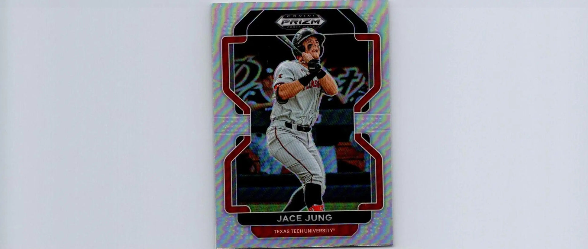 Jace Jung baseball card from 2022 Panini Prizm Draft Picks #PDP12 Silver edition