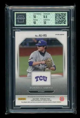2022 Panini Prizm Draft Picks Russell Smith #AU-RS Auto Baseball Arena Club 10