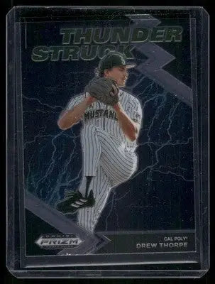 2022 Panini Prizm Draft Picks Thunderstruck Drew Thorpe #TH-DT Baseball - Baseball Card Single