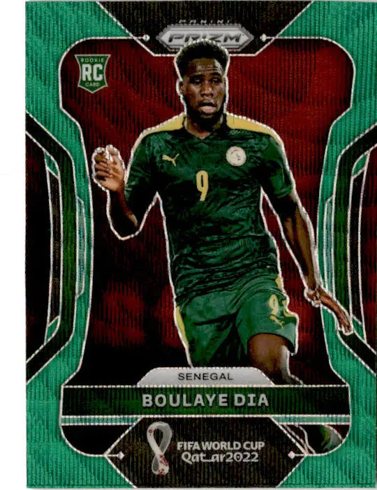 2022 Panini Prizm FIFA World Cup #246 Boulaye Dia Green Wave - Soccer Card Single