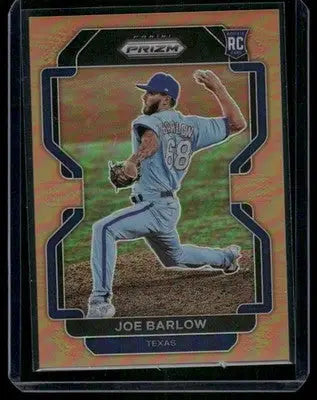 2022 Panini Prizm Joe Barlow #96 Orange RC 061/100 Baseball - Baseball Card Single