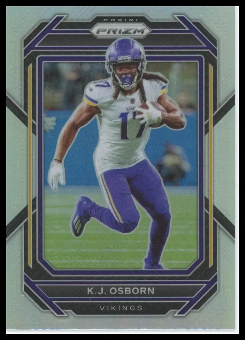 2022 Panini Prizm - K.J. Osborn #191 Silver Prizm - Football Card Single