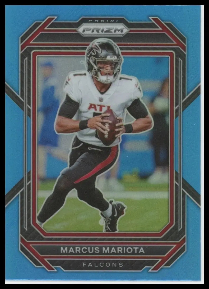 2022 Panini Prizm Light Blue Marcus Mariota #11 Atlanta Falcons Football Card