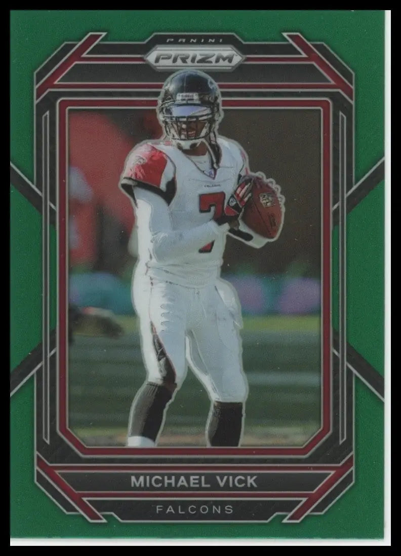 2022 Panini Prizm - Michael Vick #18 Green Prizm - Football Card Single