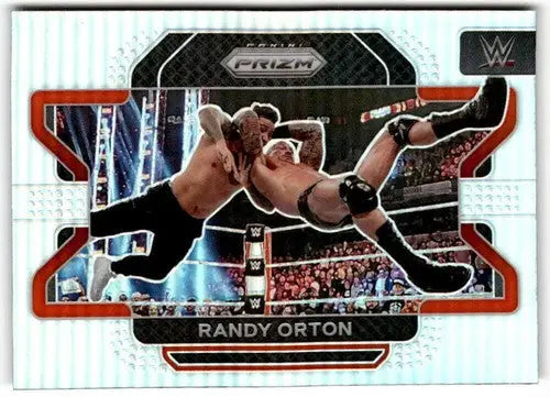 Randy Orton wrestling card from Panini Prizm Silver series with original gloss