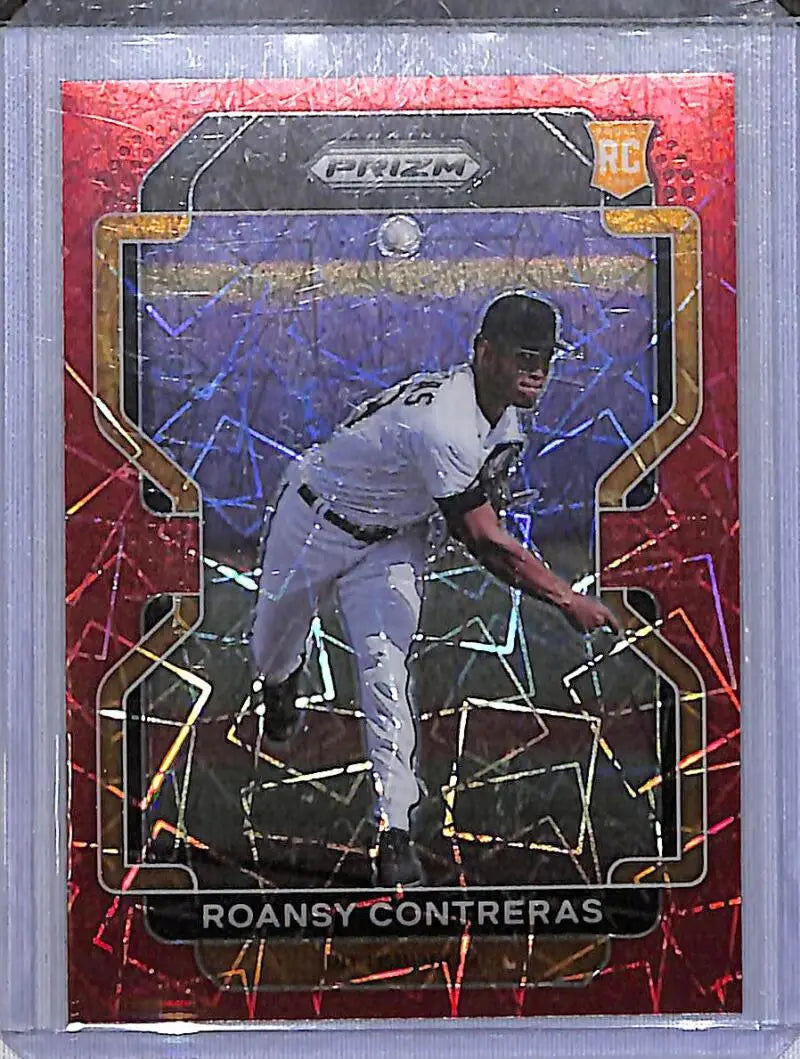 2022 Panini Prizm Red #109 Roansy Contreras NM-MT RC Rookie Pittsburgh Pirates - Baseball Card Single