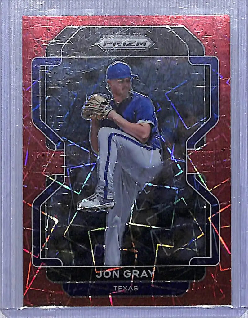 2022 Panini Prizm Red #146 Jon Gray NM-MT Texas Rangers